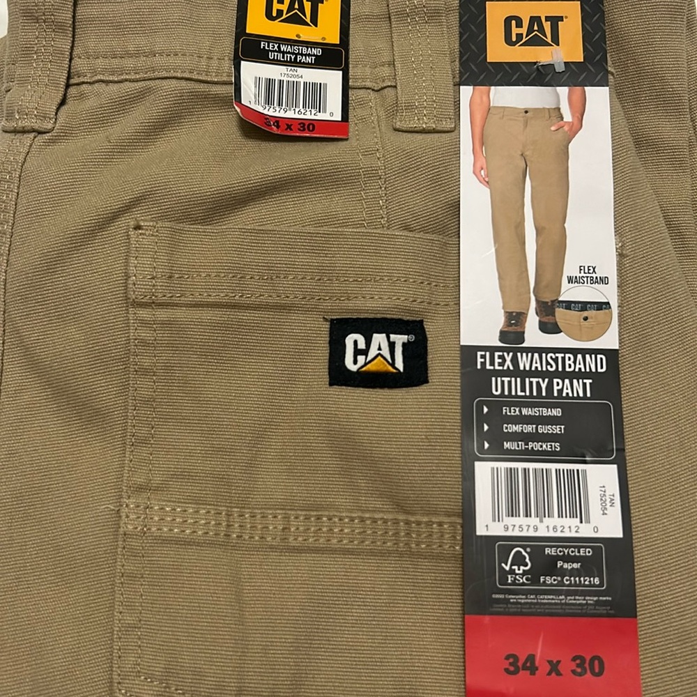 NWT Cat flex Waistband Utility Pant 32x34, 34x30 - Picture 4 of 4